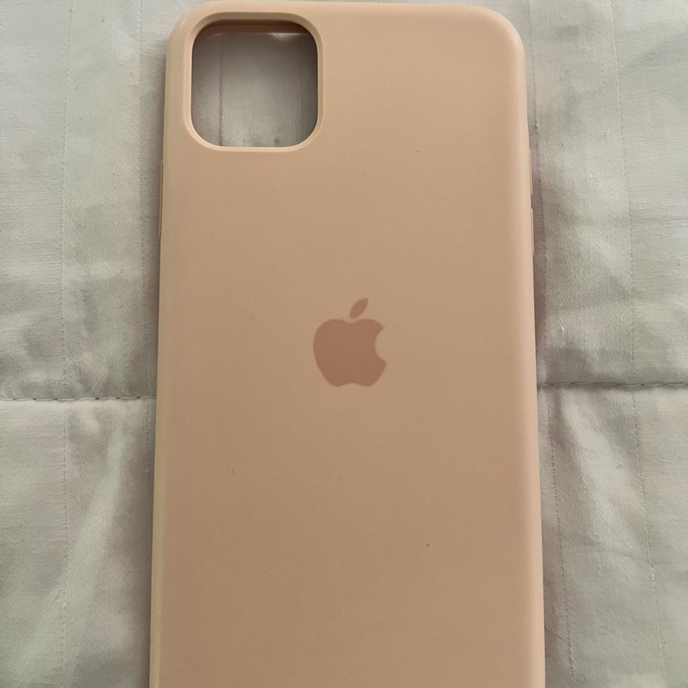 iPhone 11 Pro Max Apple Pink Sand Silicone Case